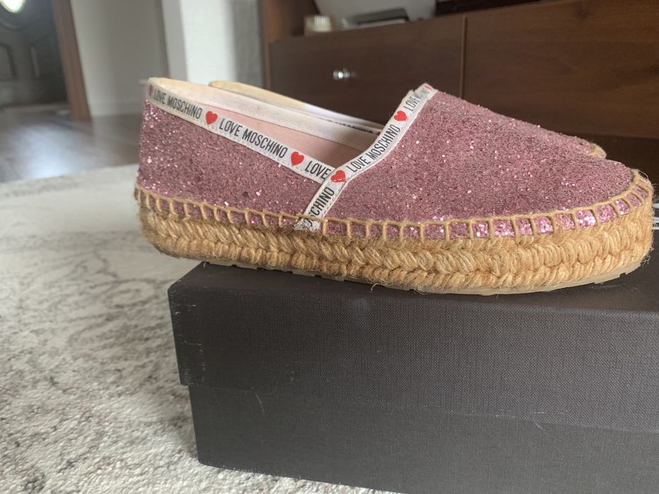Espadryle Love Moschino