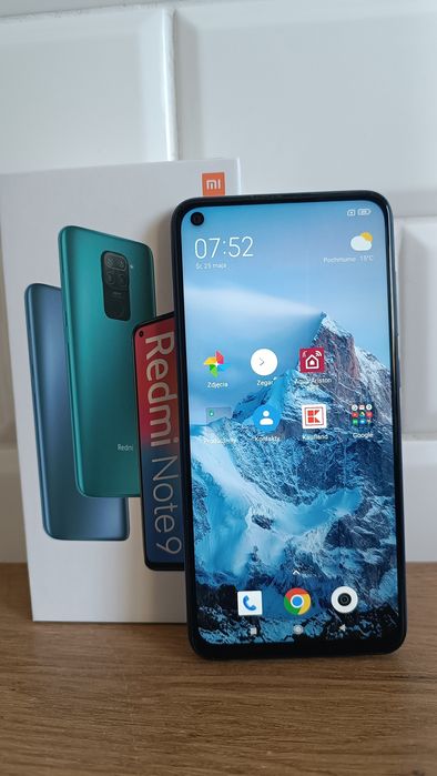 Redmi Note 9 telefon smartfon oryginalne pudełko