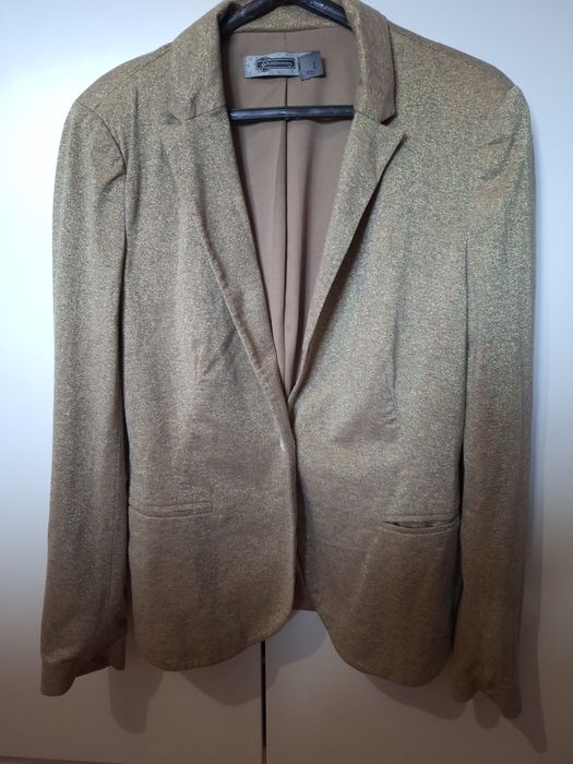 Blazer  Dourado  Stradivarius