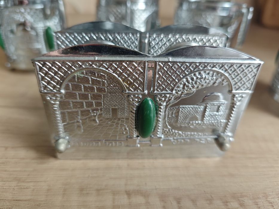 Koszyczki i serwetnik retro PRL