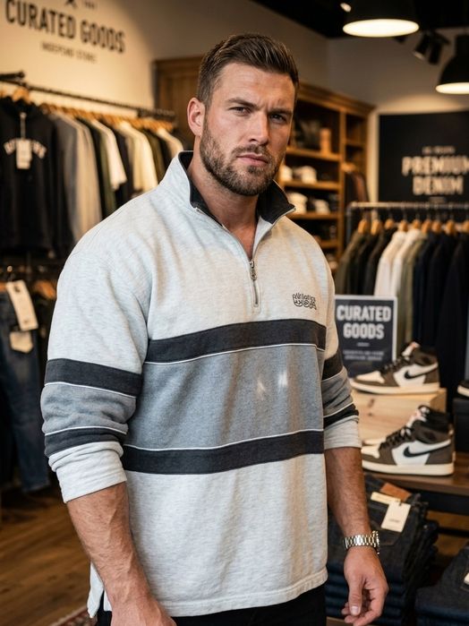 Винтажный свитшот Crane Sports «Athletics USA» / Zip-pullover XL
