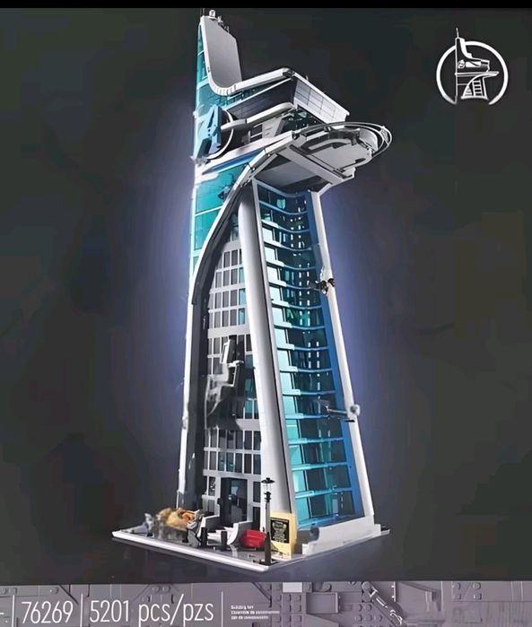 Caixa B Lego Torre Avengers