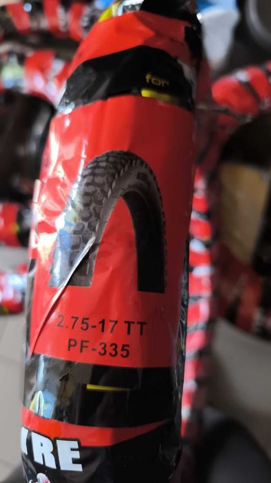 Шина з камерою 2.75-17 SC TYRE Тайвань шипована на мотоцикл