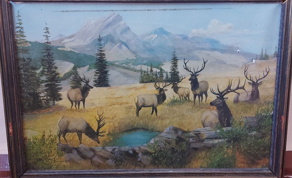 Картина маслом природа