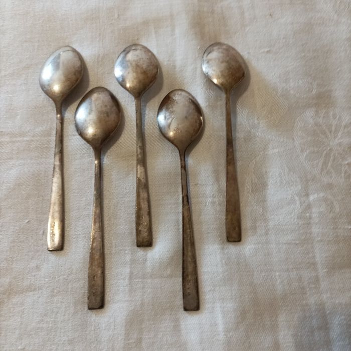 Чайные ложки из мельхиора