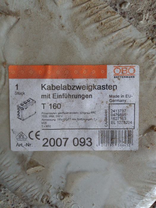 wtyczki, gniazda 380V puszki instalacyjne na kable
