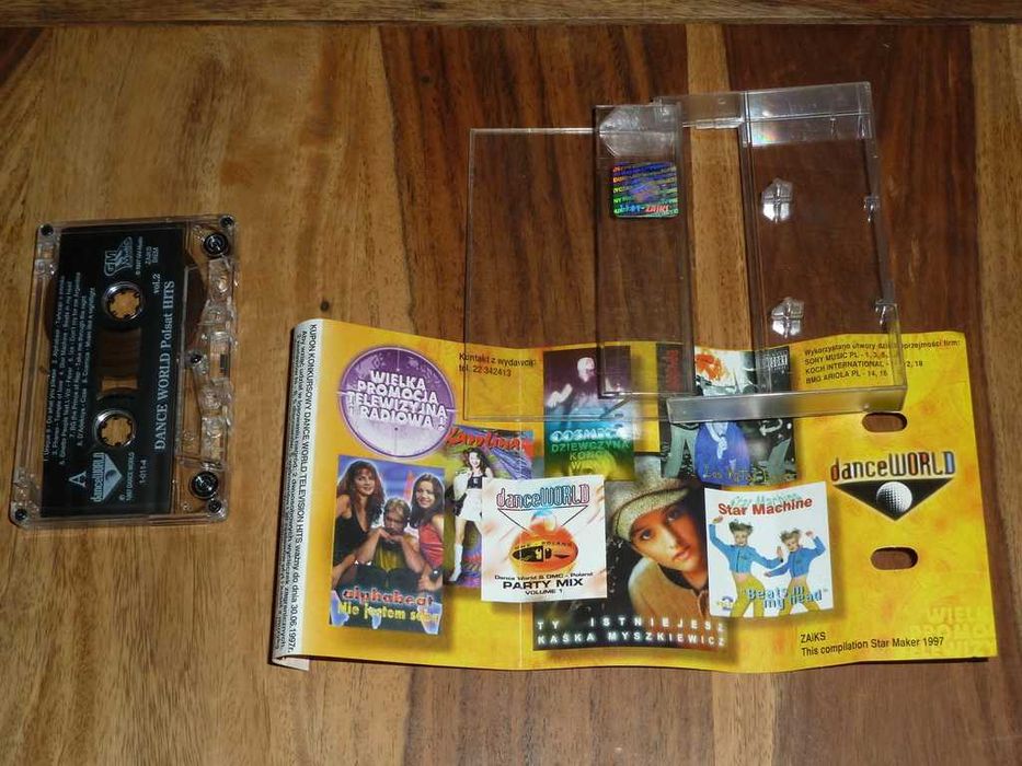 Kaseta magnetofonowa - DANCE WORLD - (Prodigy N Sync) - 1997 r.