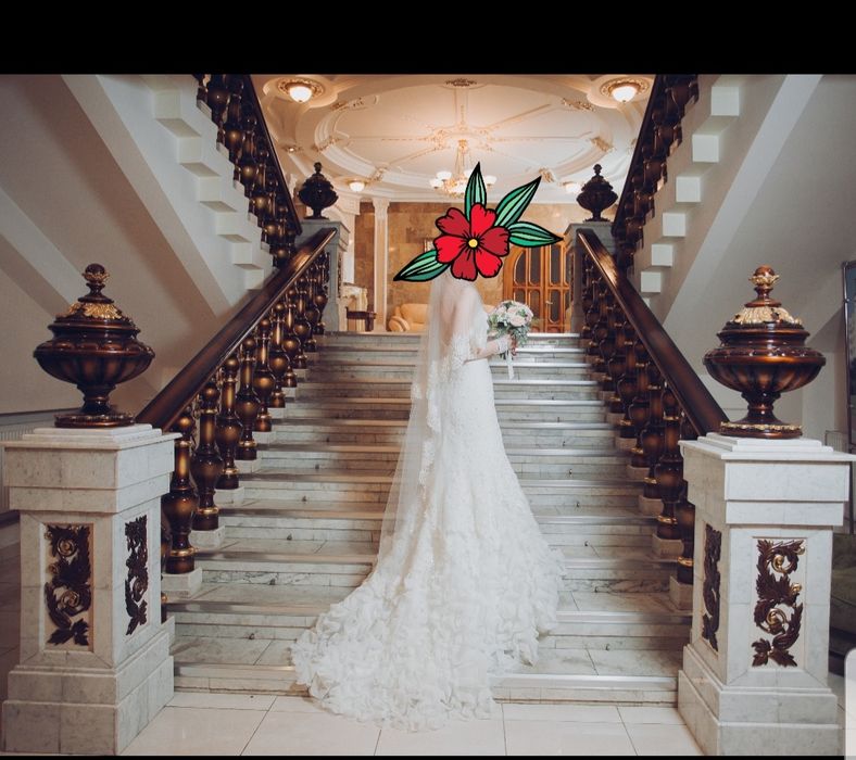 Шикарное свадебное платье