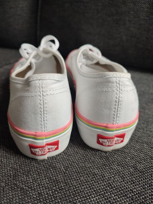 Vans authentic platform 2.0 białe trampki 42