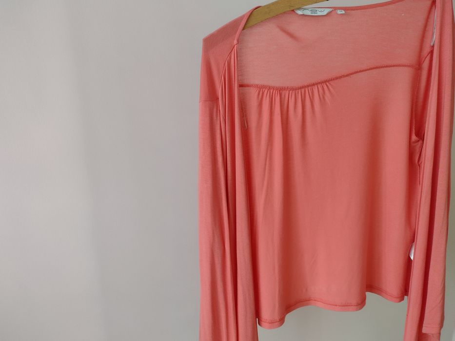 kardigan  cienki roz. XL