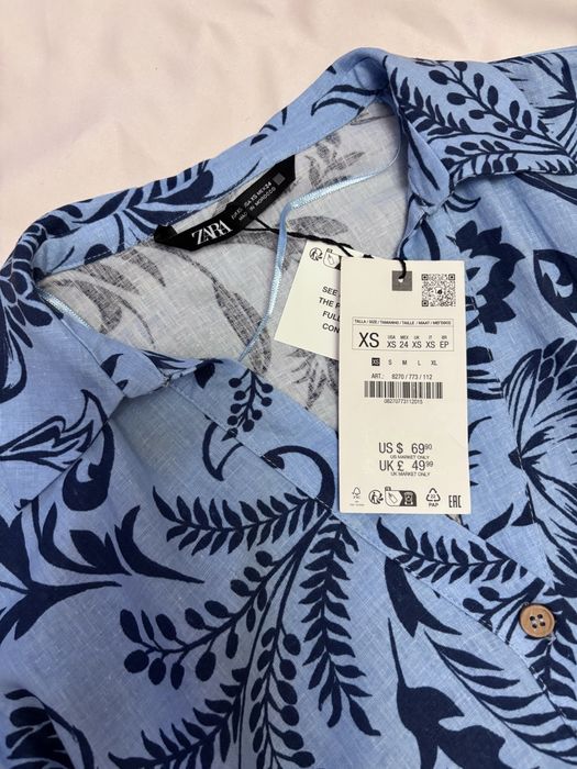 Сукня сорочка на гудзиках ZARA