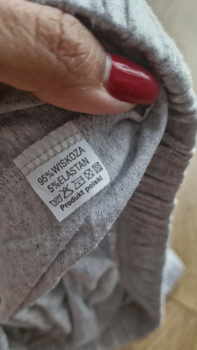 Komplet wiskozowy spódnica+bluzka bocca