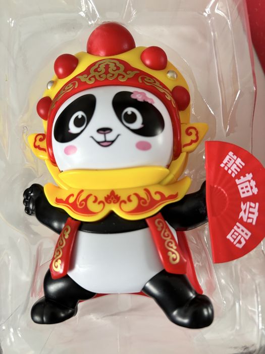 Figurki chińskie, panda, lalka pekińska opera