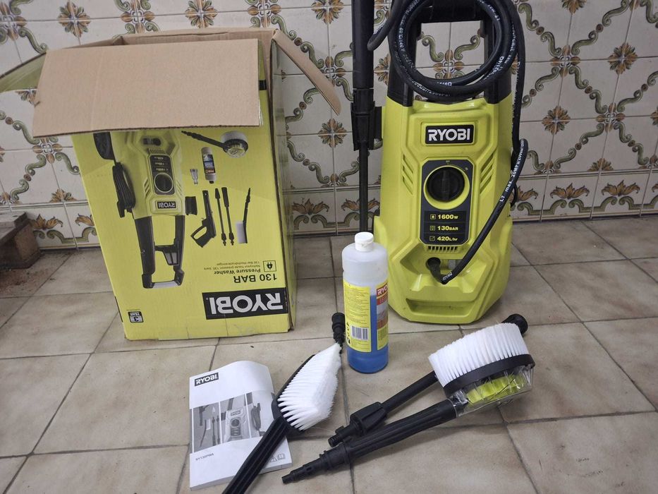 Karsher ryobi 1600 w 130 bar com ustencilos