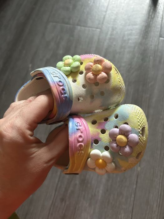 Дитячі крокси з квіточками