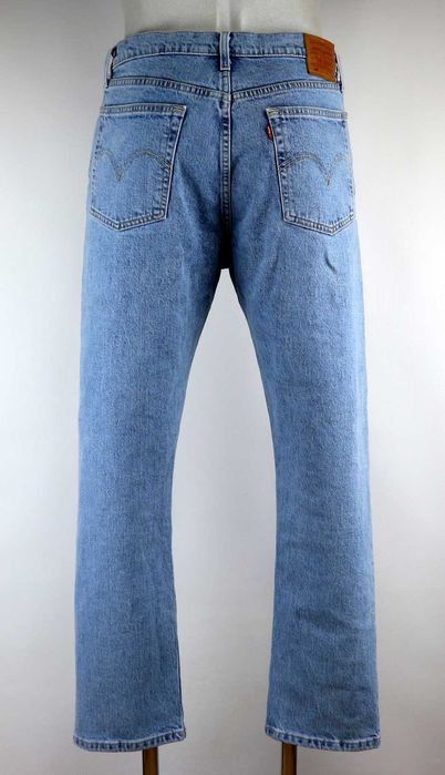 Levis 501 Crop W31 L28 spodnie jeansy pas 2 x 42 cm