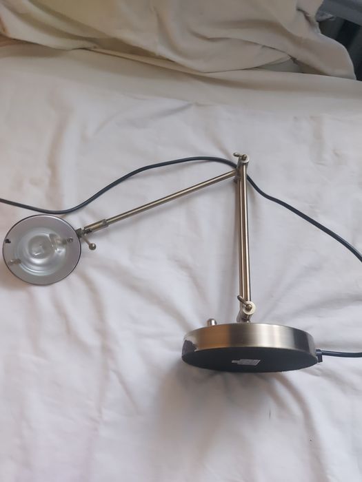 Lampa stołowa LED biurkowa stal ze ściemniaczem