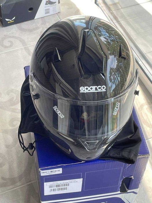 SPARCO шолом для автоспорту SKY RF-7W закритий, FIA, карбон, XL (61)