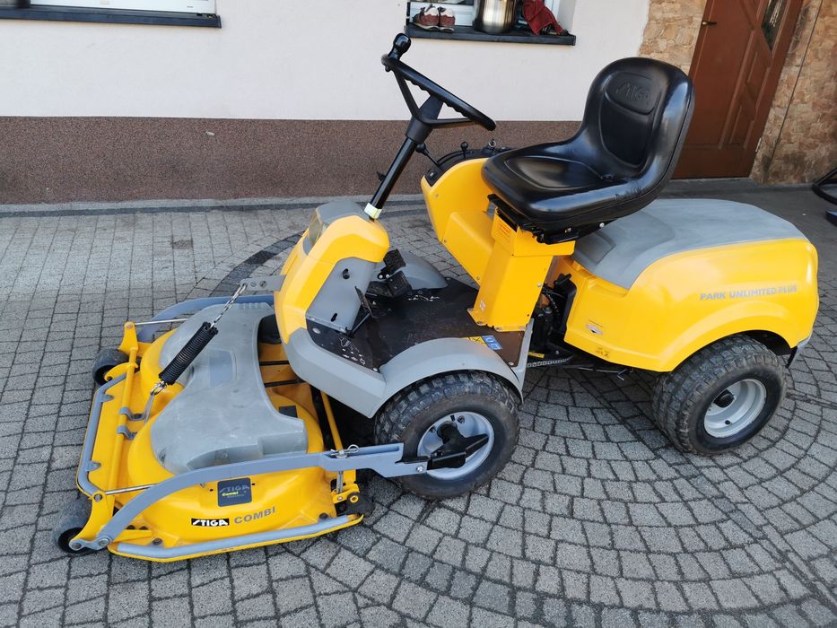 PROMO Stiga Park 20HP Briggs z Pompą Ol 2 noże elektryczne Traktorek Kosiark