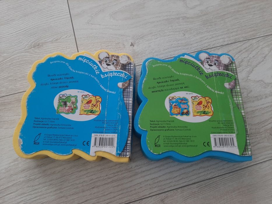 1 piankowa książeczka dla malucha o zwięrzętach