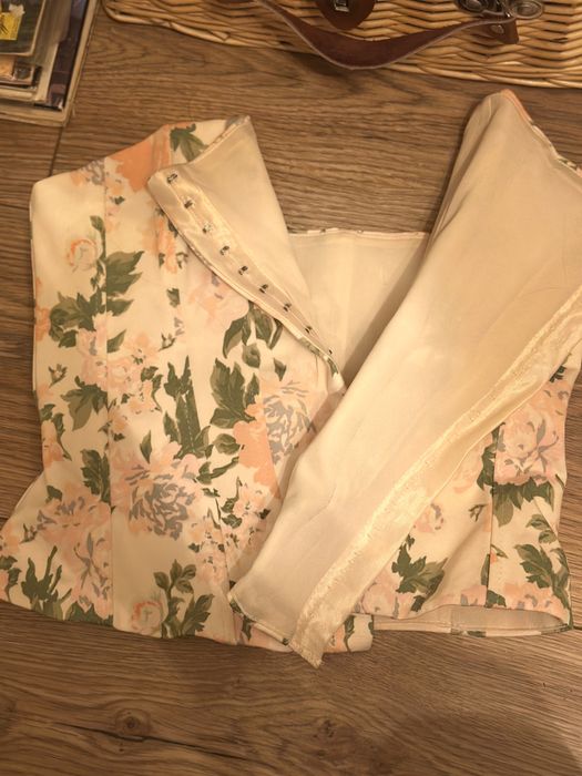 Корсет квітковий zara