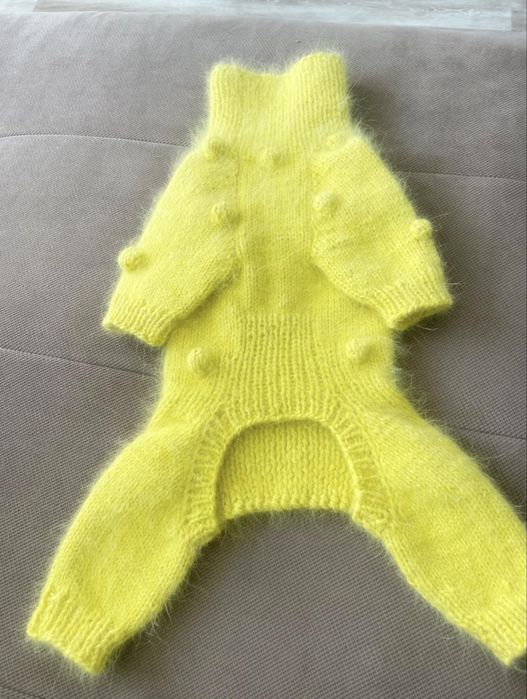 Комбинезон для собаки пух норки