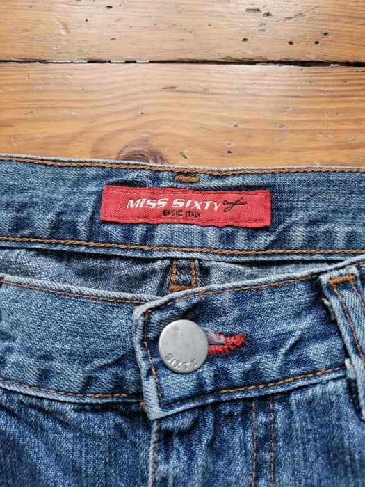 Dzwony miss sixty y2k patchwork