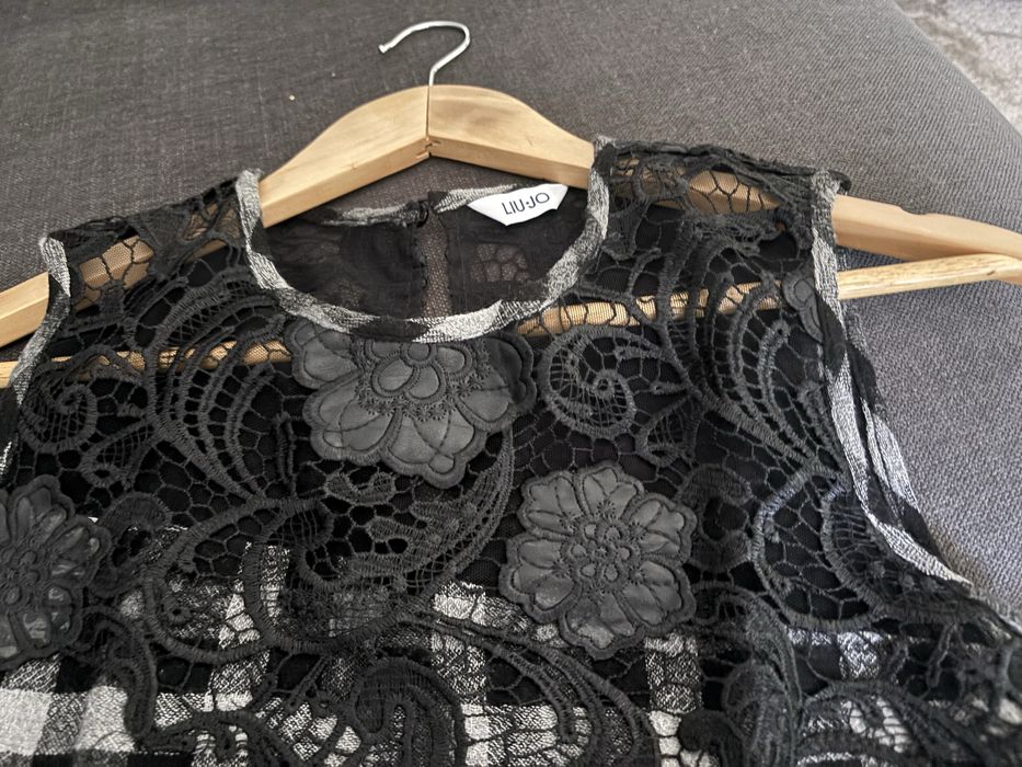 Blusa Liu Jo xadrez P&C