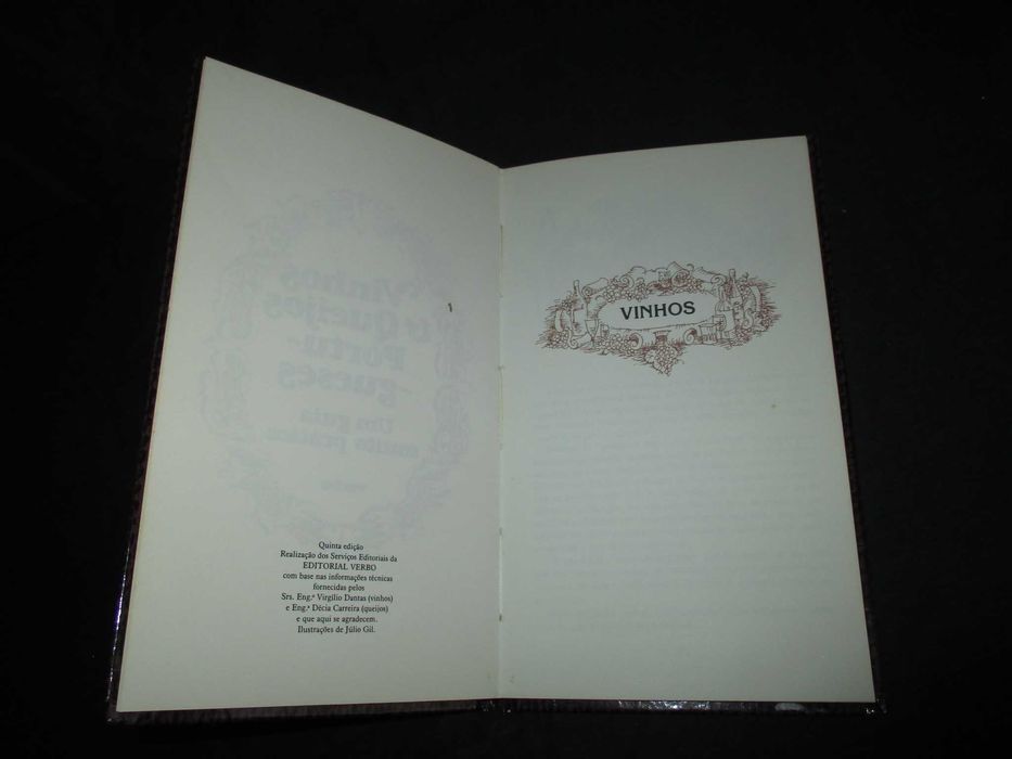 Livro Vinhos & Queijos Portugueses Verbo