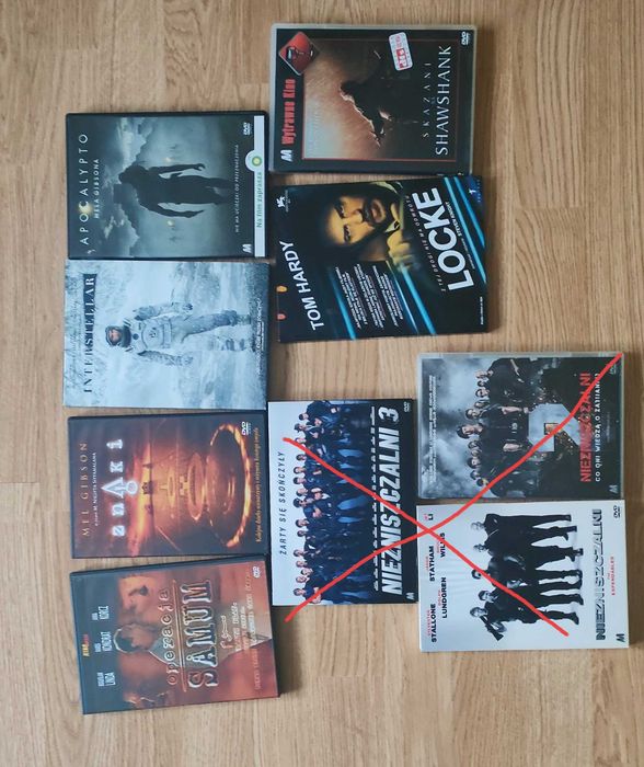 Różne filmy DVD. Stan bardzo dobry.