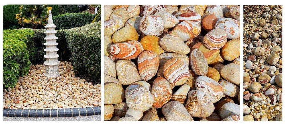 Kamień Otoczak Tęczowy Do Ogrodu worek 25 kg WYSYŁKA