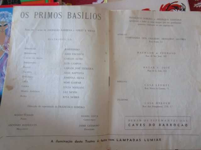 programas antigos de Teatro de Revista