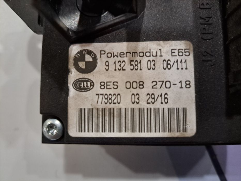 BMW Série 7/E65/66/67/Módulo de potência 2000/01/02/03/04/05/06/07/008