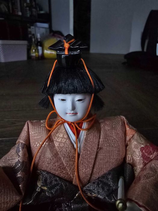 Japońska lalka Hina muzyk