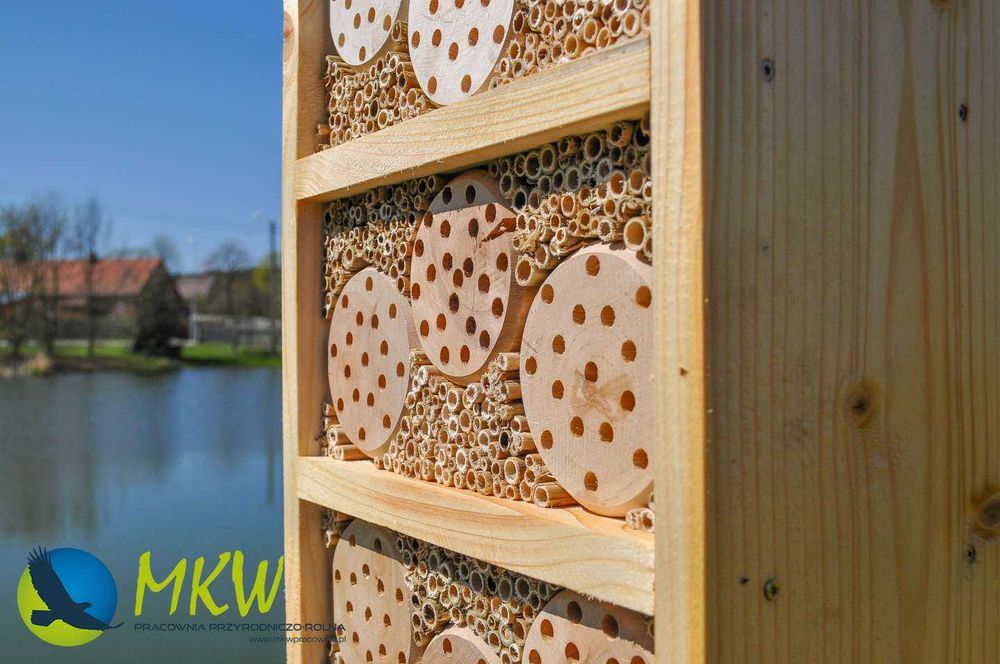 Hotel de insectos modelo hotel para abeja albañil MKW pequeño