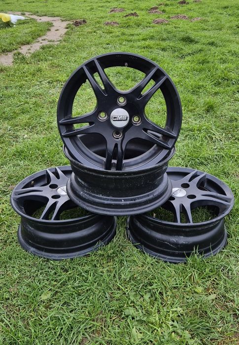 Czarne alufelgi CMS 14 ' 4x108 Peugeot Citroën Ford Opel