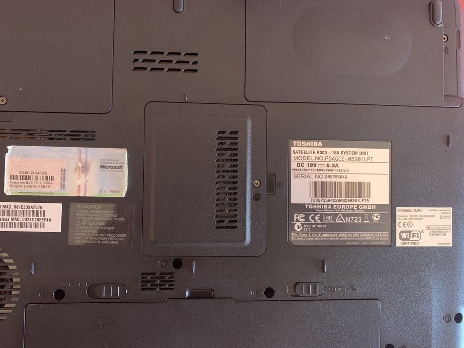 Computador toshiba