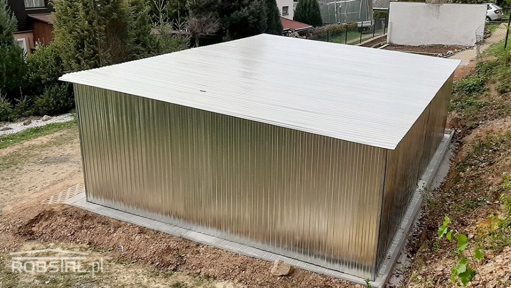 Garaż blaszany 6x5 garaże podwójne TRANSPORT I MONTAŻ GRATIS blaszaki