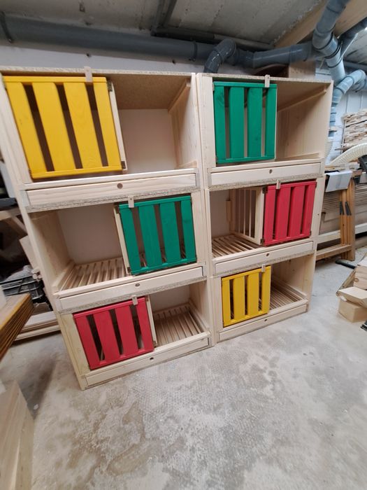 Cele lęgowe z rusztem dla gołębi