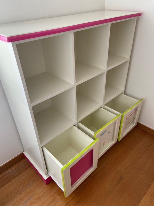 Estante para menina, Oficina Rústica