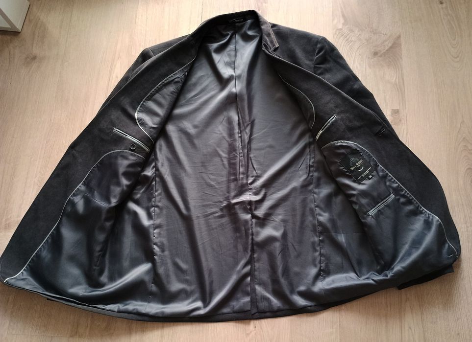 Szara męska marynarka rozm. 56