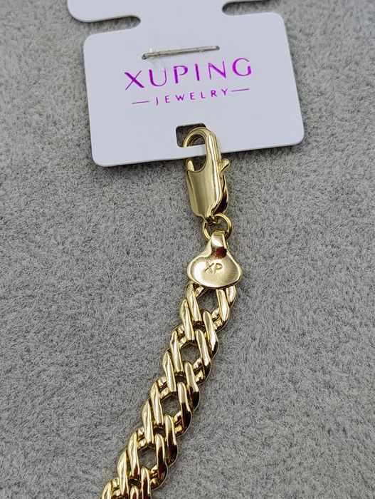 Bransoletka pozłacana 14 k długość 20 cm