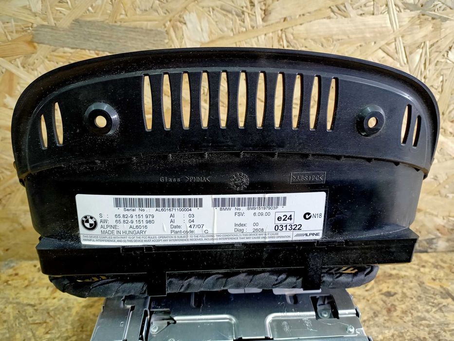 BMW E60 E61 seria 5 wyświetlacz duży FL lift oryginał demontaż