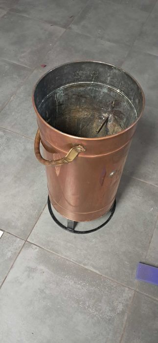 Gaśnica miedziana zabytkowa_Dania_John Stromlund_XIX wiek