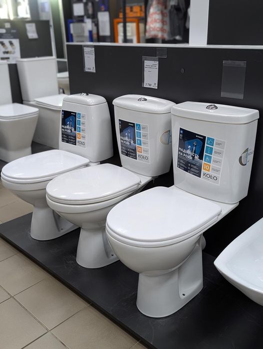 ДВА РЕЖИМИ зливу води! Унітаз-компакт із горизонтальним випуском!