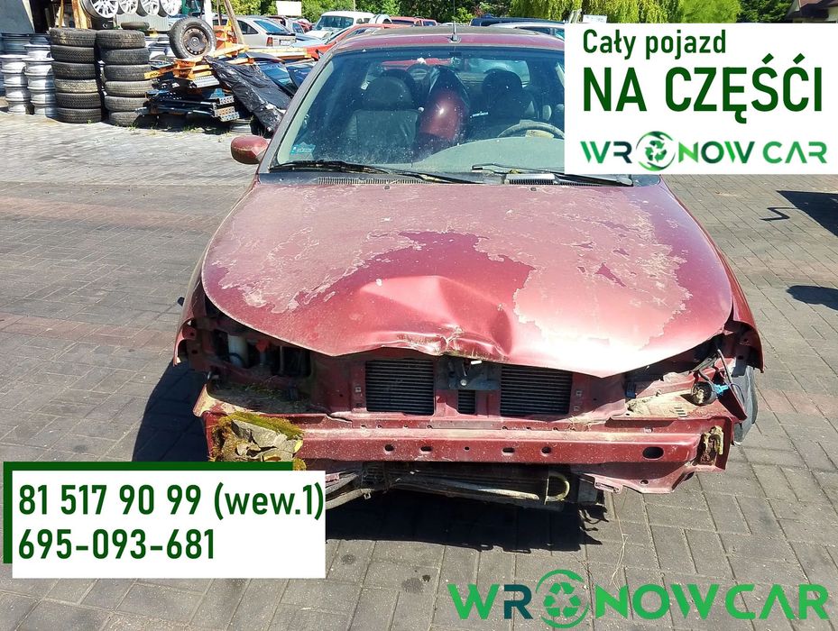 Ford Mondeo Mk2 ST24 Ghia (97-00r.) 2.5 B 170KM. Silnik SEA  (lub: 4077179) Skrzynia RMXS7R-7002-EA (RMXS7R 7002 EA) (RMXS7R7002EA), MTX75 lakier Pepper Red (Metallic).Cały na części. GWARANCJA !!!  Przód Tył Zestaw Komplet Drzwi Klapa Zderzak Błotnik Mas
