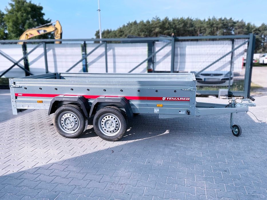 Burty stalowe, 296x150 cm, otwierany przód i tył - Temared PRO 3015/2