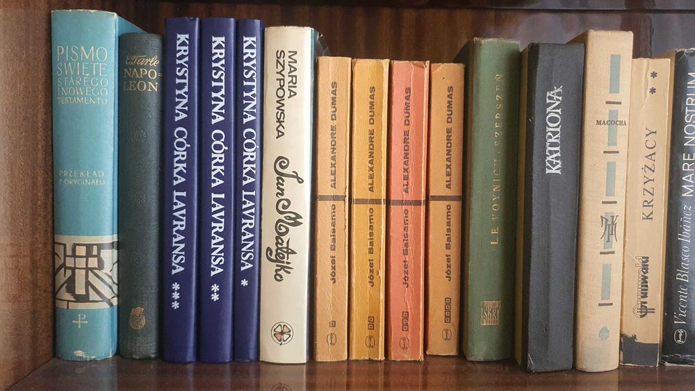 Zestaw 18 Książek Alexandre Dumas Łubiński Kraszewski Szypowska Undset