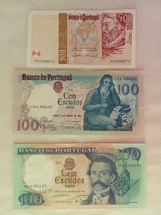 10 Notas Portugal MPC