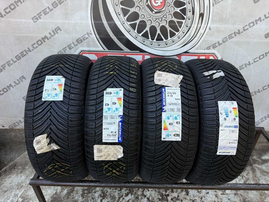 Комплект шин 215 50 18 Michelin crossclimate suv!Всесезонні!G-Felgen
